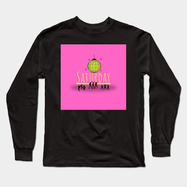 Saturday Long Sleeve T-Shirt by PapaMatrix